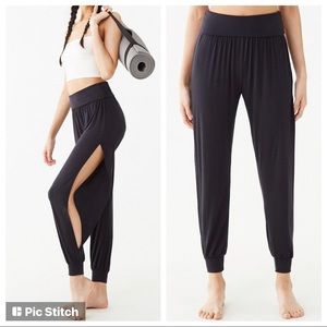 Olive Split Leg Lounge Joggers